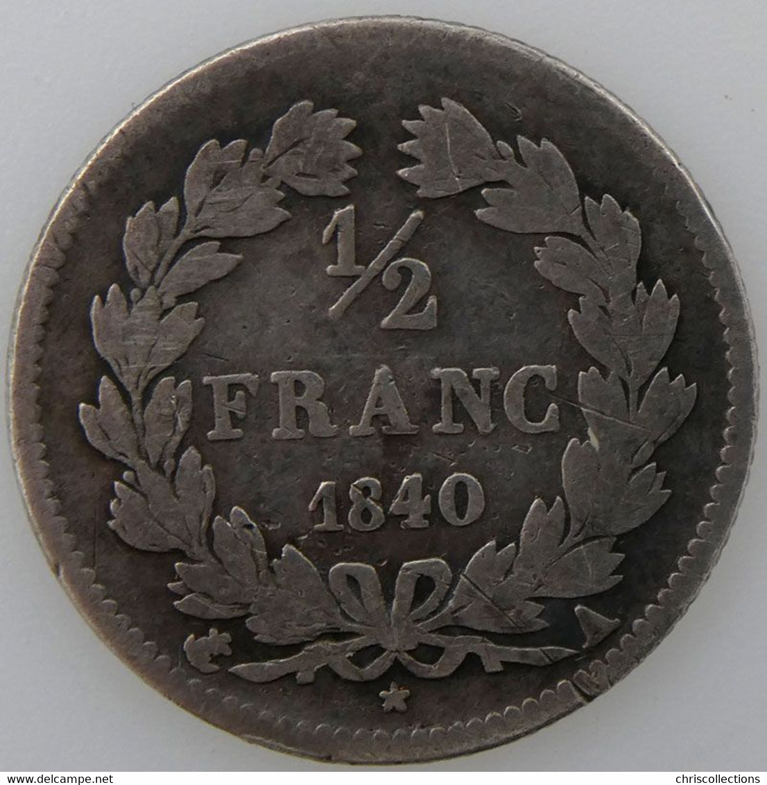 FRANCE - LOUIS PHILIPPE I - 1/2 Franc 1840A - TB - Gad. : 408 - 1/2 Franc