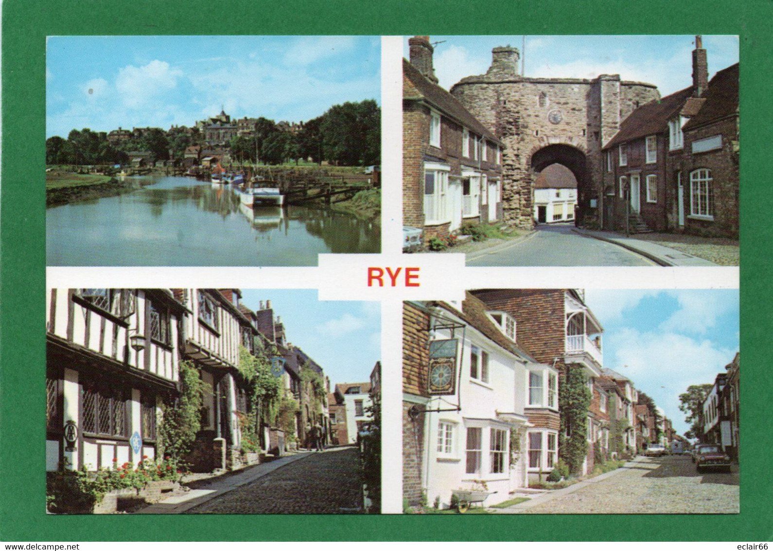 Rye  Petite Ville D'Angleterre Bâtie Au Sommet D'une Colline Surplombant La Rivière Rother,  Comté Du Sussex De L'est - Rye