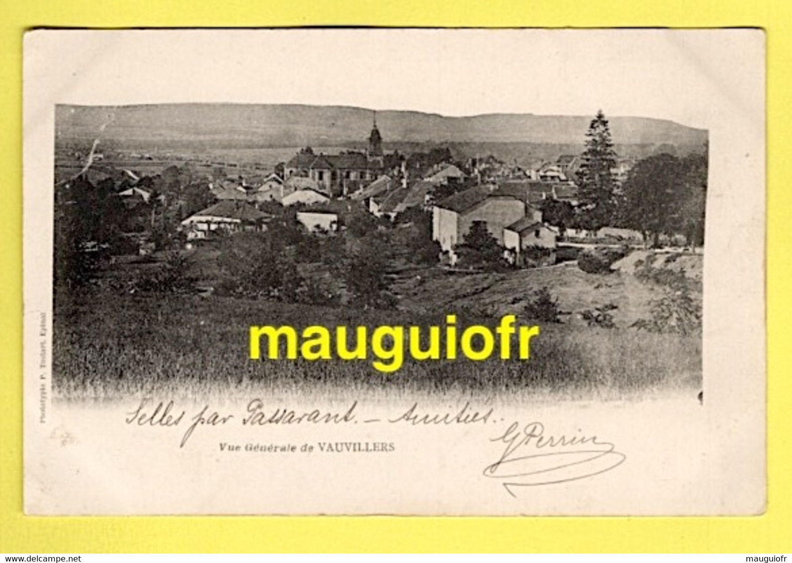 70 HAUTE-SAÔNE / VAUVILLERS / VUE GENERALE / 1904 - Vauvillers