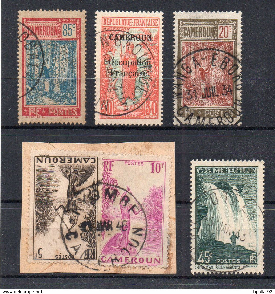 !!! LOT D'OBLITERATIONS CHOISIES DE BUREAUX DU CAMEROUN - Used Stamps