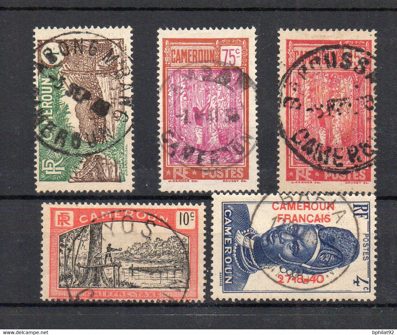 !!! LOT D'OBLITERATIONS CHOISIES DE BUREAUX DU CAMEROUN - Used Stamps