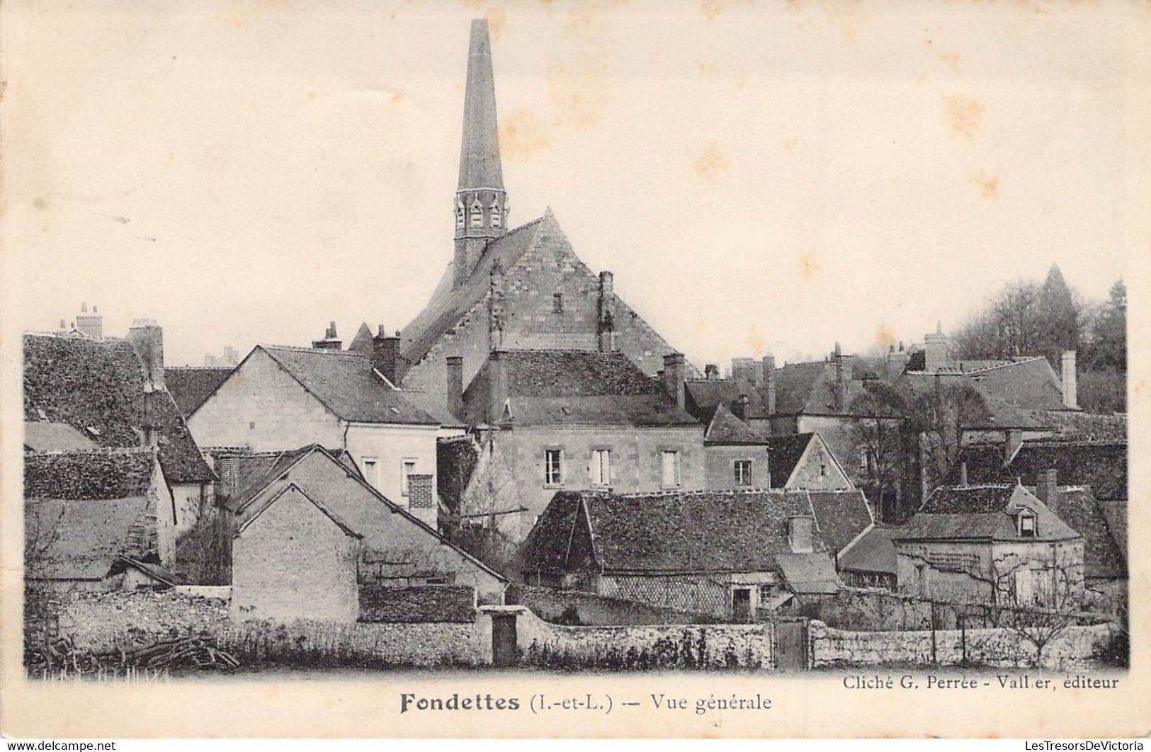 CPA - 37 - Fondettes - Vue Générale - Vallier Editeur - Fondettes