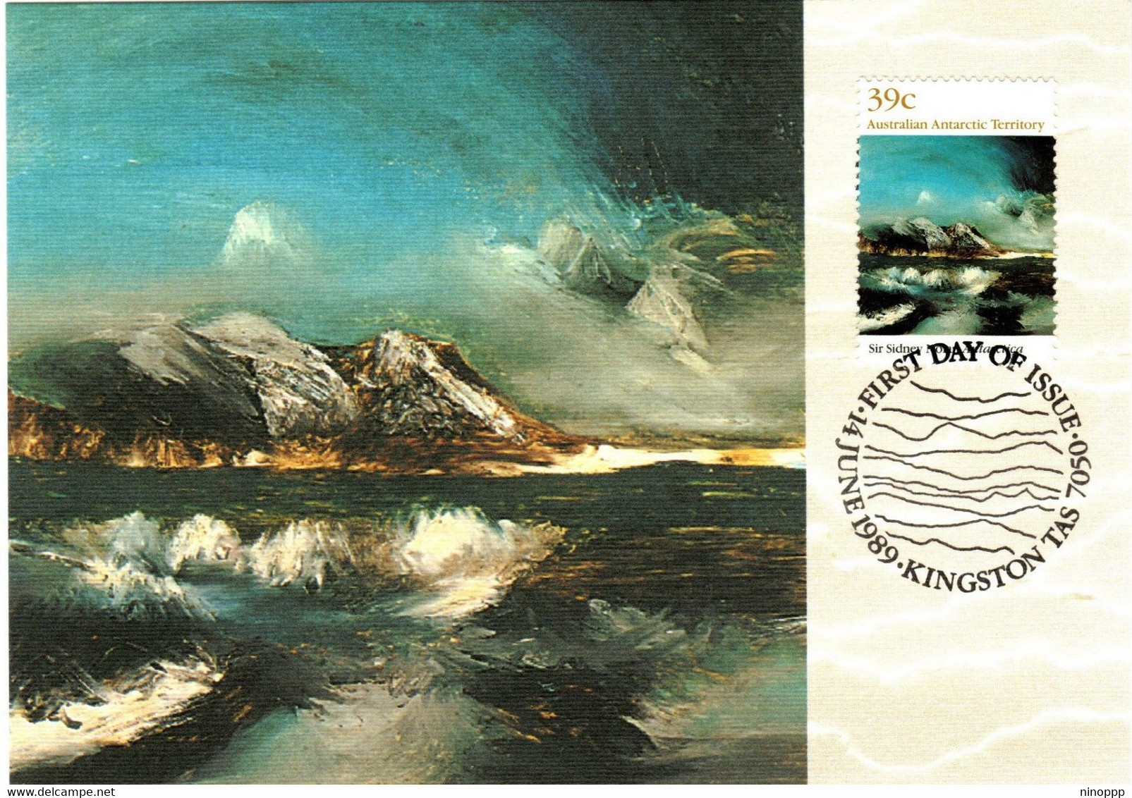 Australian Antarctic Territory 1989 Landscapes,Antarctic,maximum Card - Maximum Cards