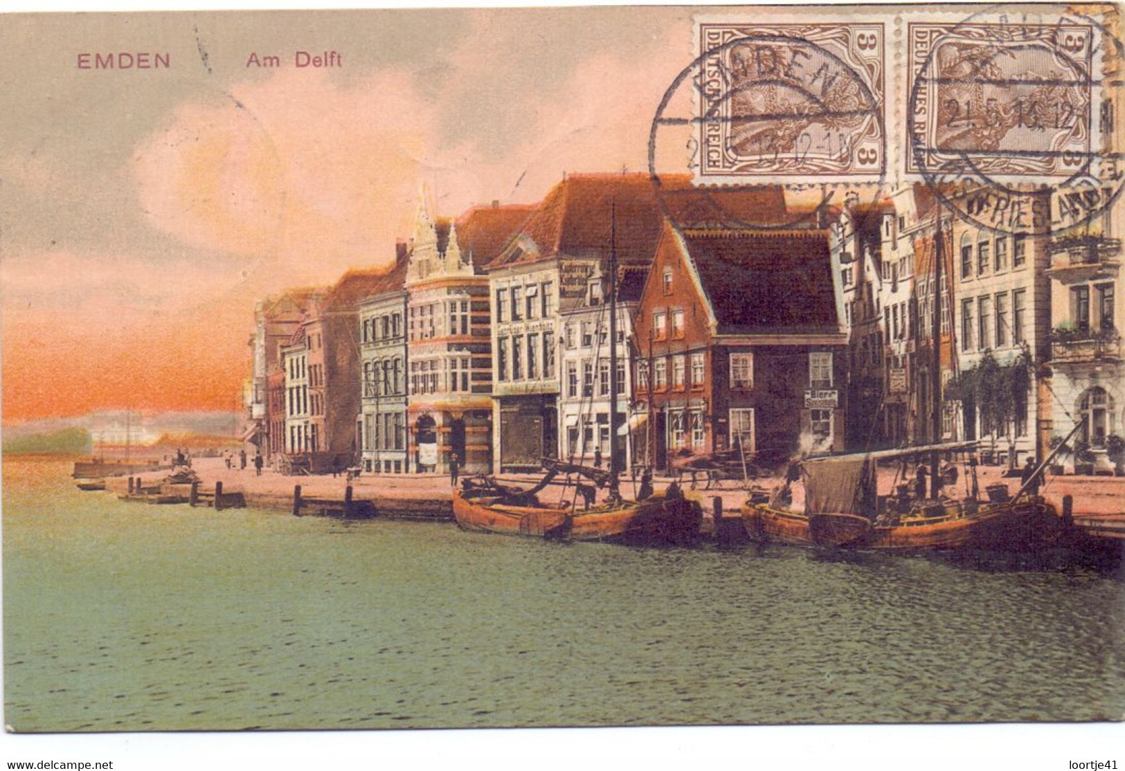 AK - Emden Am Delft - 1913 - Emden