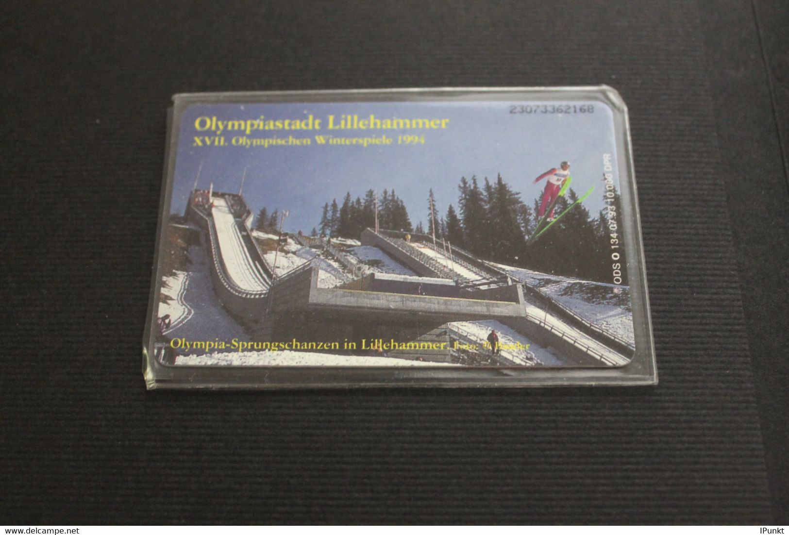 Telefonkarte 6 DM Olympiastadt Berlin; Olympiastadt Lillehammer XVII. Olympische Winterspiele 1994 - Olympische Spiele