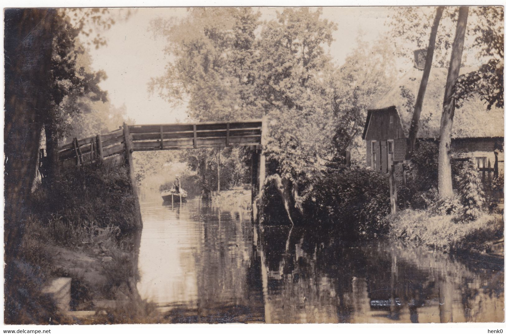 Giethoorn Oude Fotokaart R485 - Giethoorn