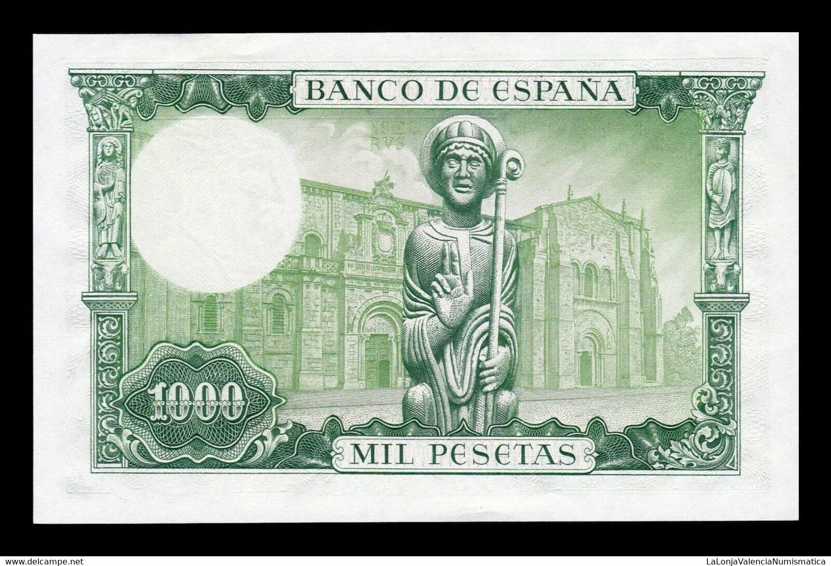 España Spain 1000 Pesetas San Isidoro 1965 Pick 151 Sin Serie SC UNC - 1000 Pesetas