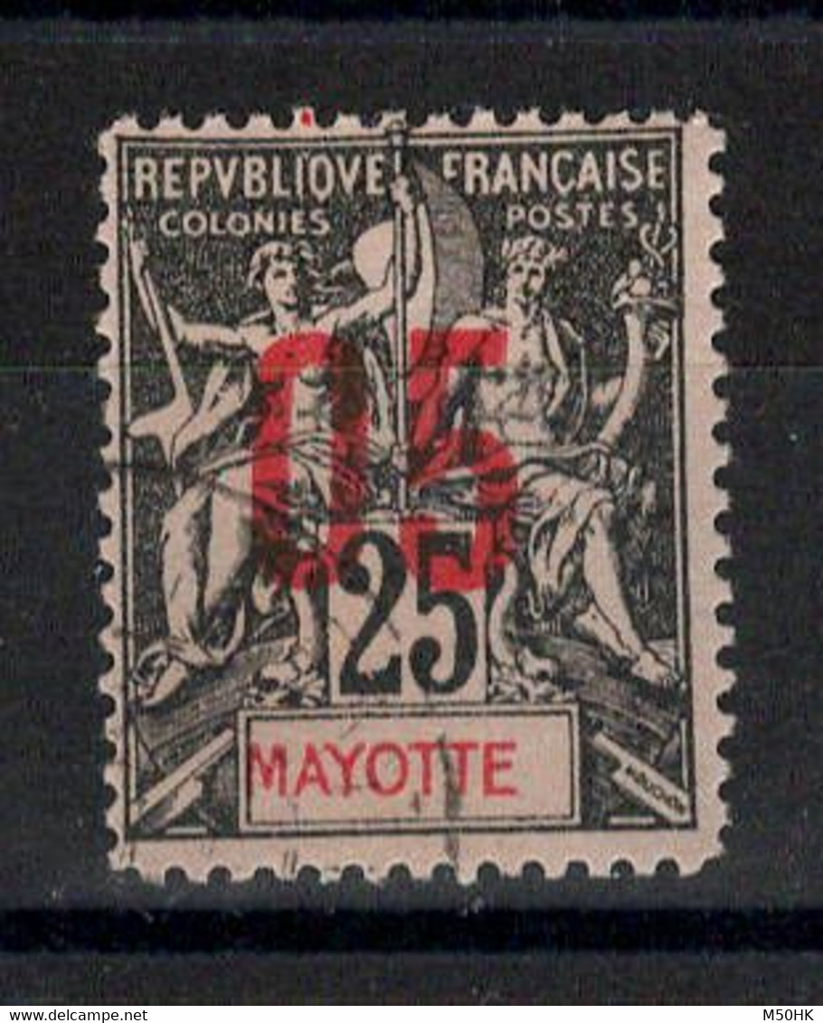 Mayotte - Réplique De Fournier - YV 25 Oblitéré , Pas Courant - Unused Stamps