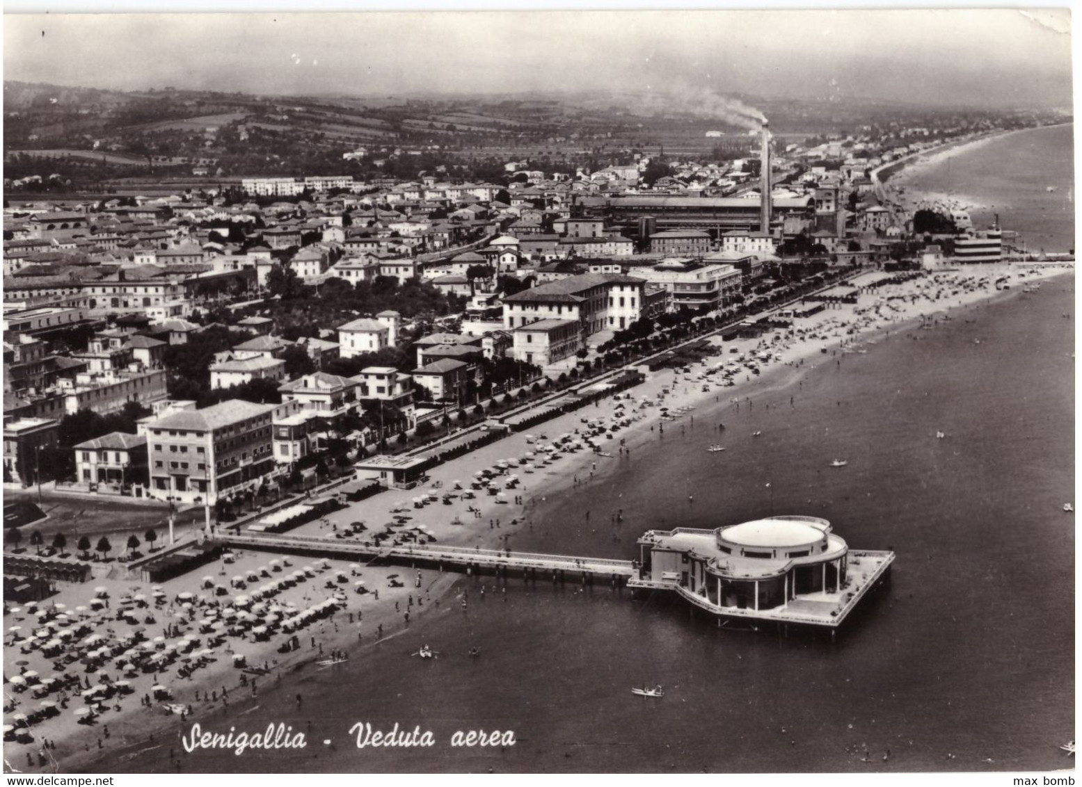 1956  SENIGALLIA 2  VEDUTA AEREA   ANCONA - Senigallia