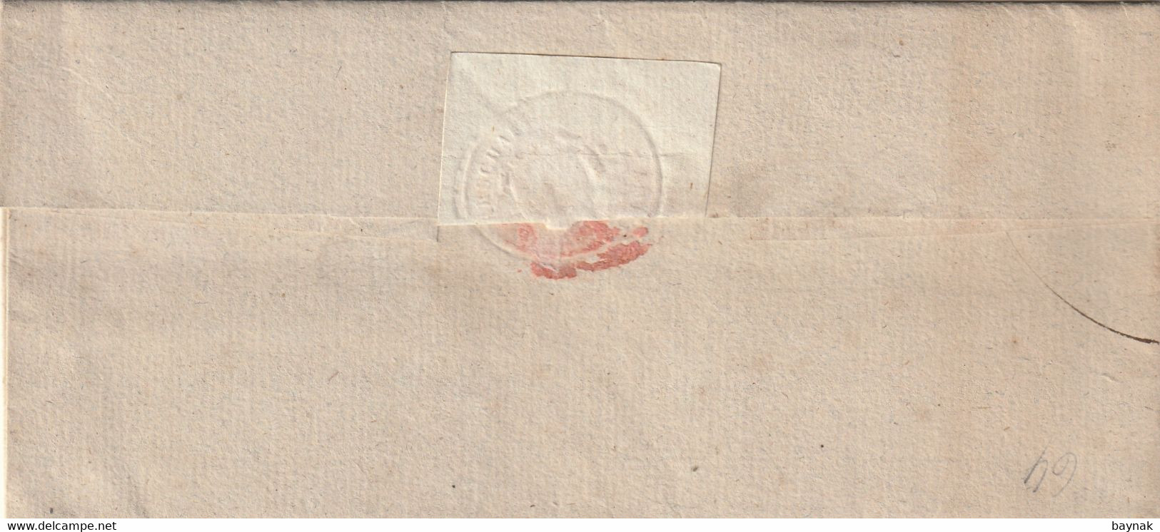 CZECH  --  OLLMUTZ  --  PREFILATELIC FOLDED LETTER  -  1842 - ...-1918 Prefilatelia