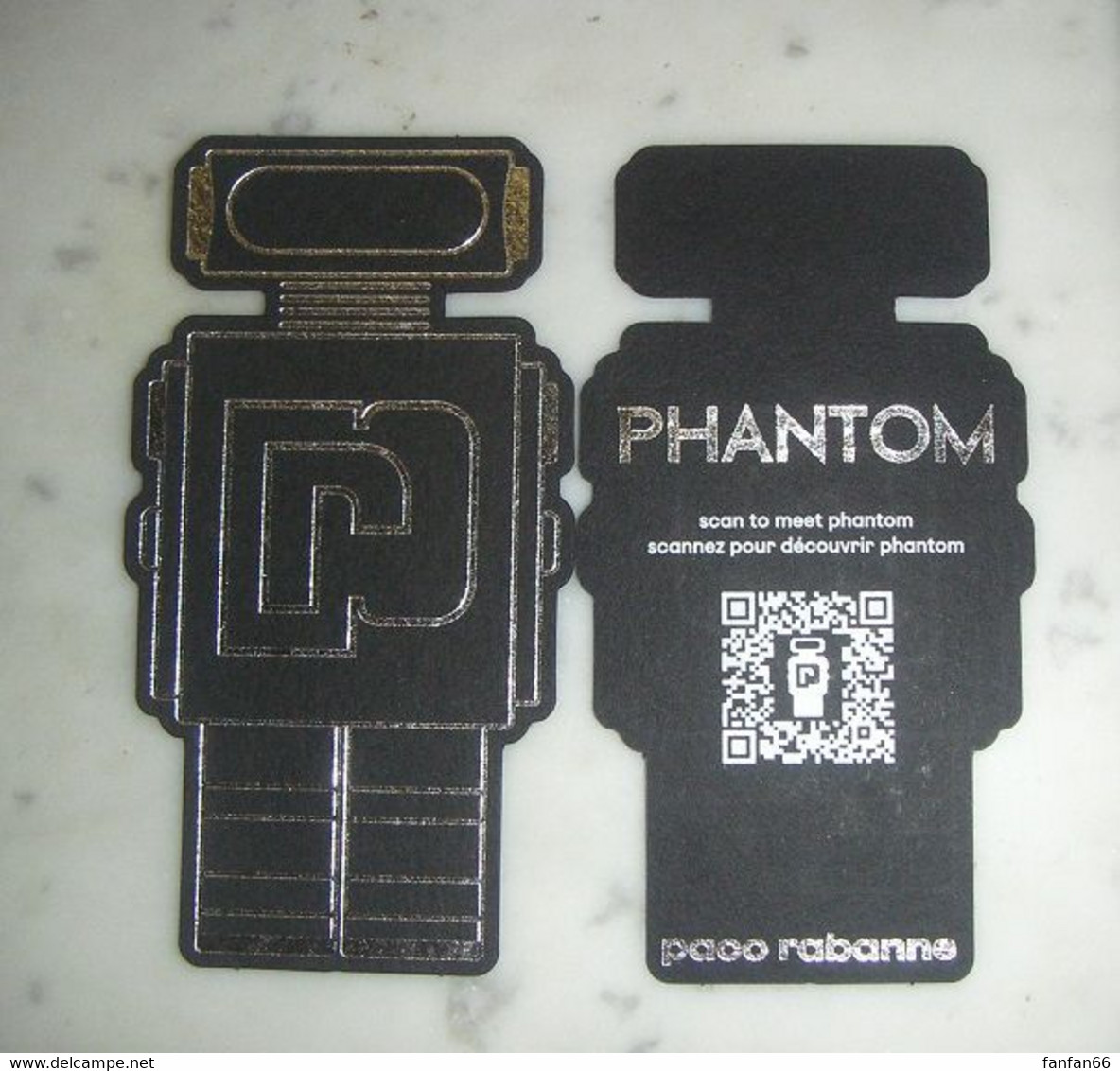 Carte Parfumée Phantom De Paco Rabanne - Modernes (à Partir De 1961)