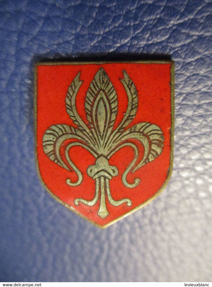 Blason Pucelle Ancienne /GENDARMERIE  /Blason Fleur De Lys Stylisé " à Déterminer" /   Vers 1950 - 60         PUC18 - Police & Gendarmerie