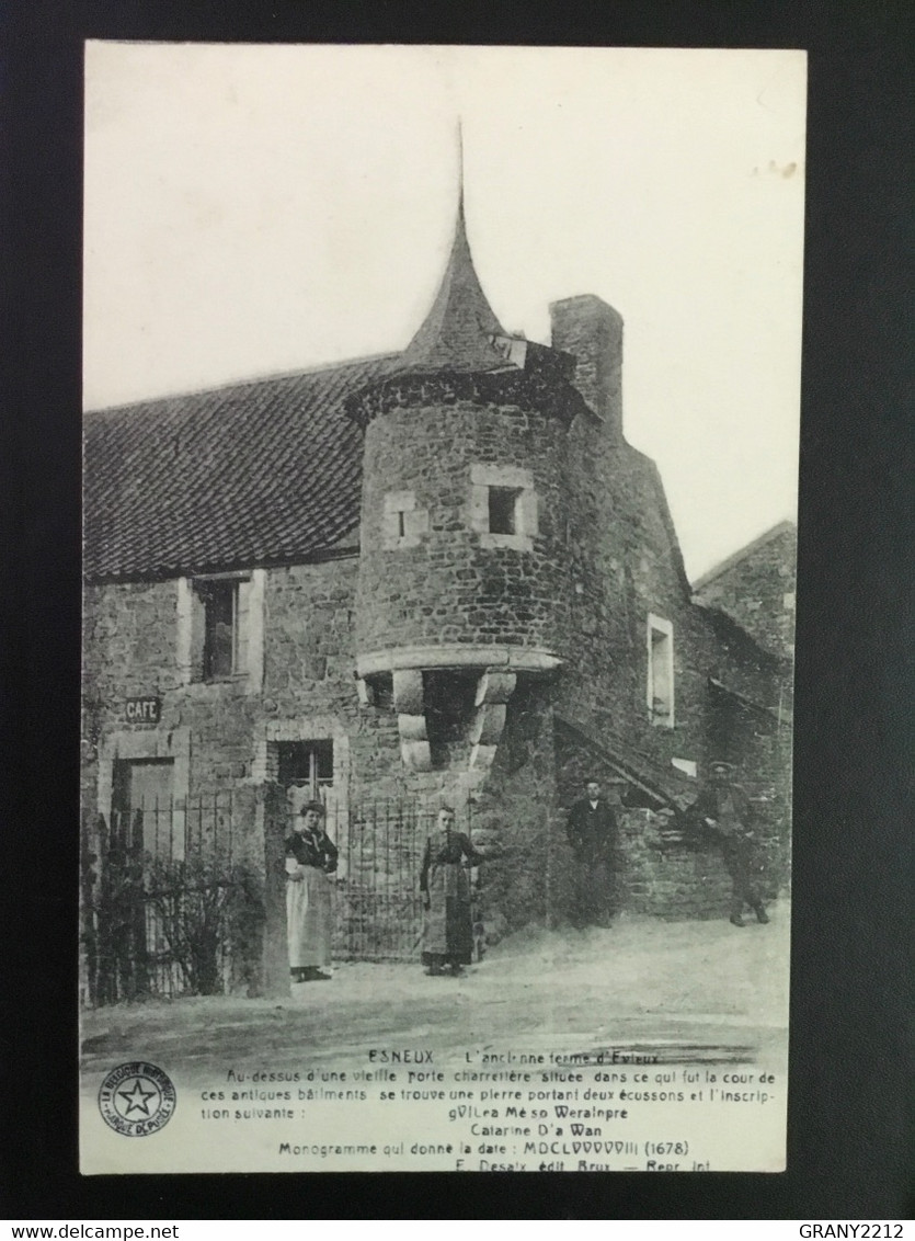 ESNEUX « L’ANCIENNE FERME D’EVIEUX «  ANIMÉE,PANORAMA. CAFÉ .DESAIX - Esneux