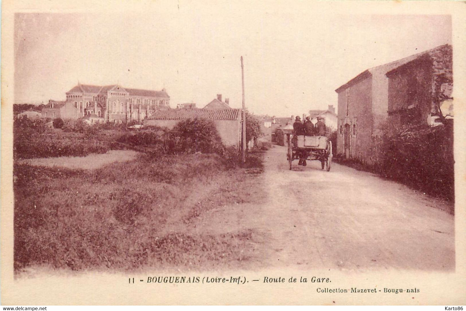 Bouguenais * La Route De La Gare * Attelage - Bouguenais