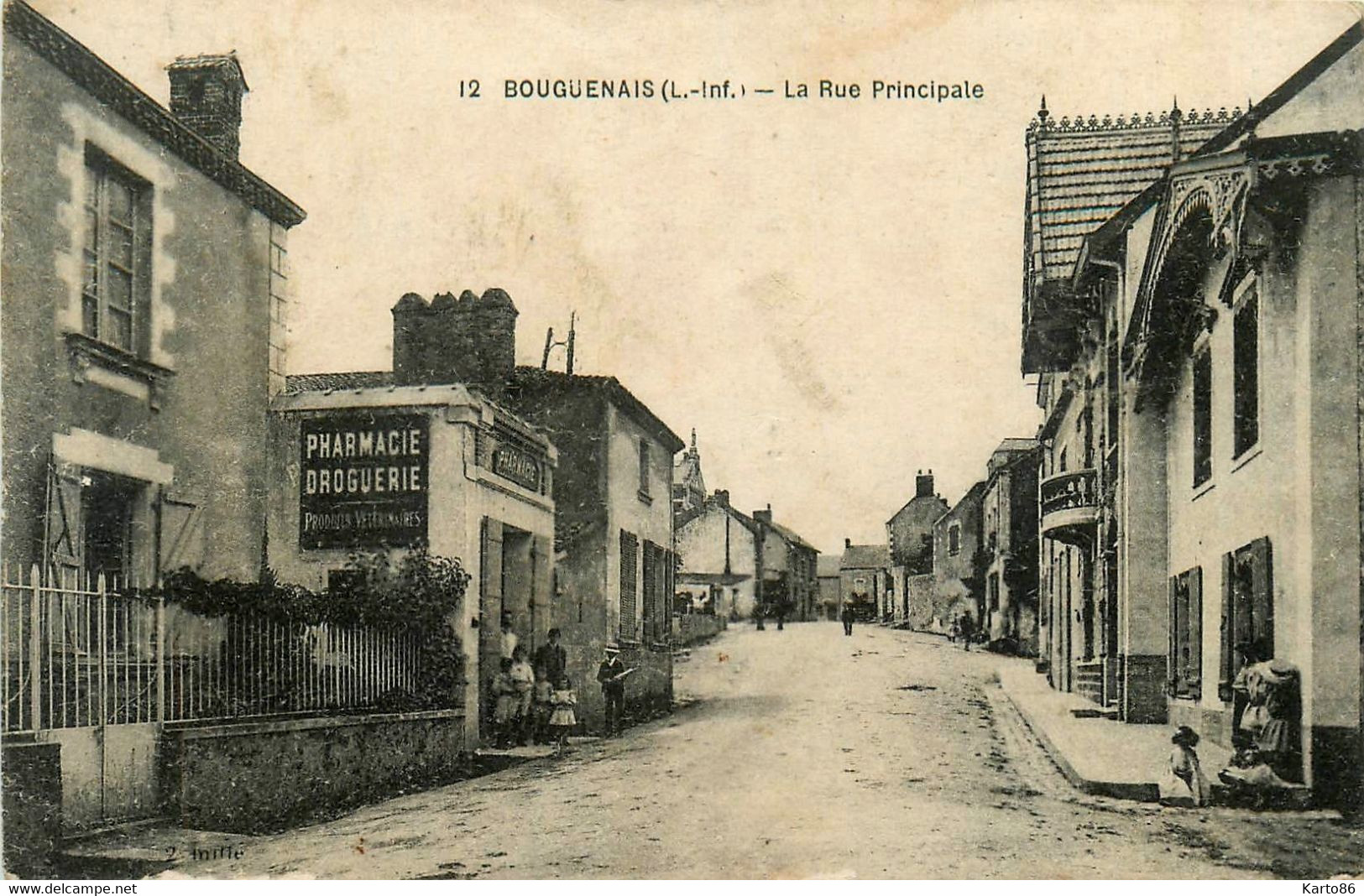 Bouguenais * La Rue Principale Du Village * Pharmacie Droguerie - Bouguenais
