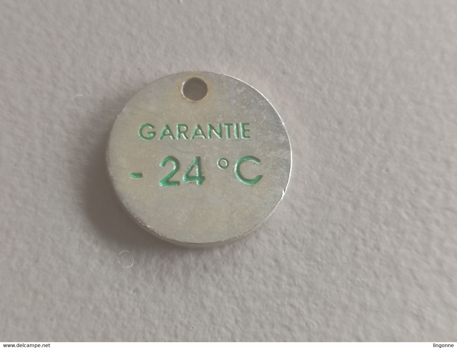 JETON De CADDIE BP Super Fioul Ministère De L'Industrie Garantie -24 °C - Jetons De Caddies