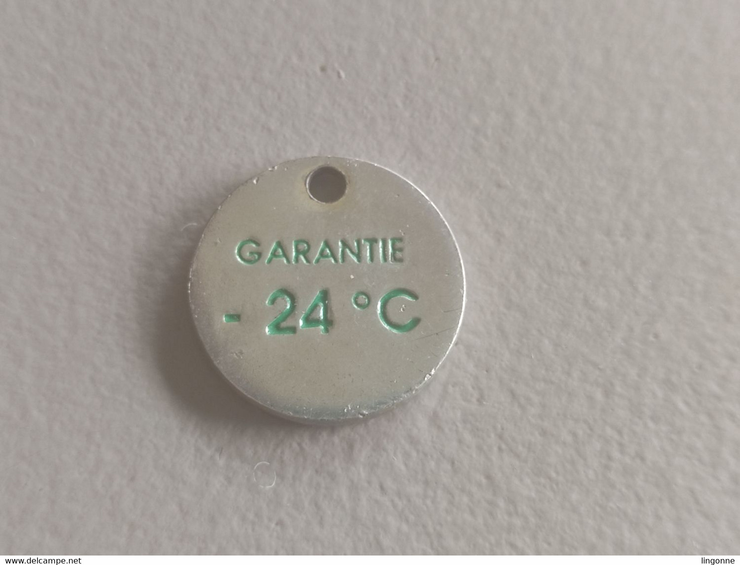 JETON De CADDIE BP Super Fioul Ministère De L'Industrie Garantie -24 °C - Jetons De Caddies