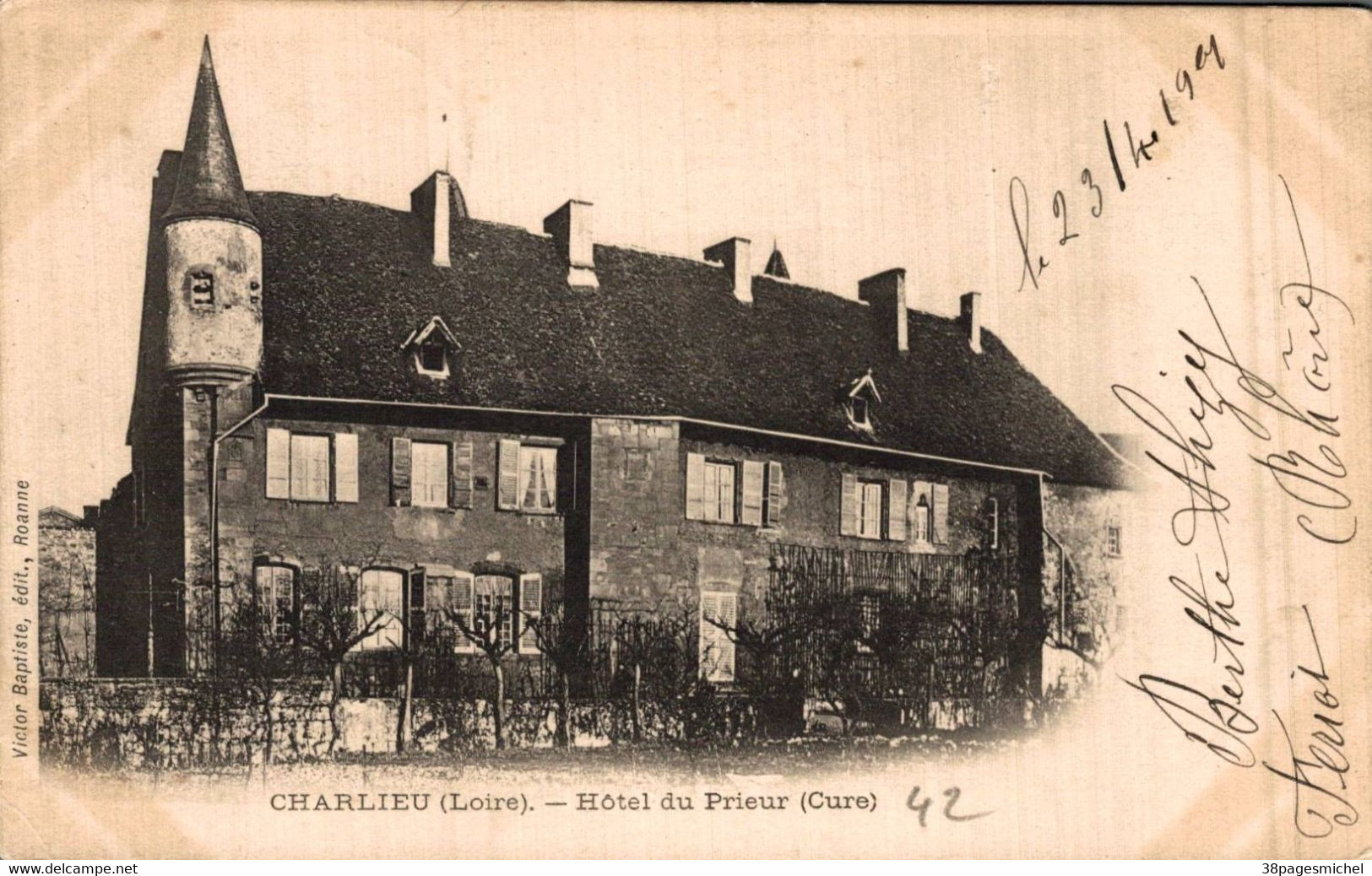 I0710 - CHARLIEU - D42 - Hôtel Du Prieur - Charlieu