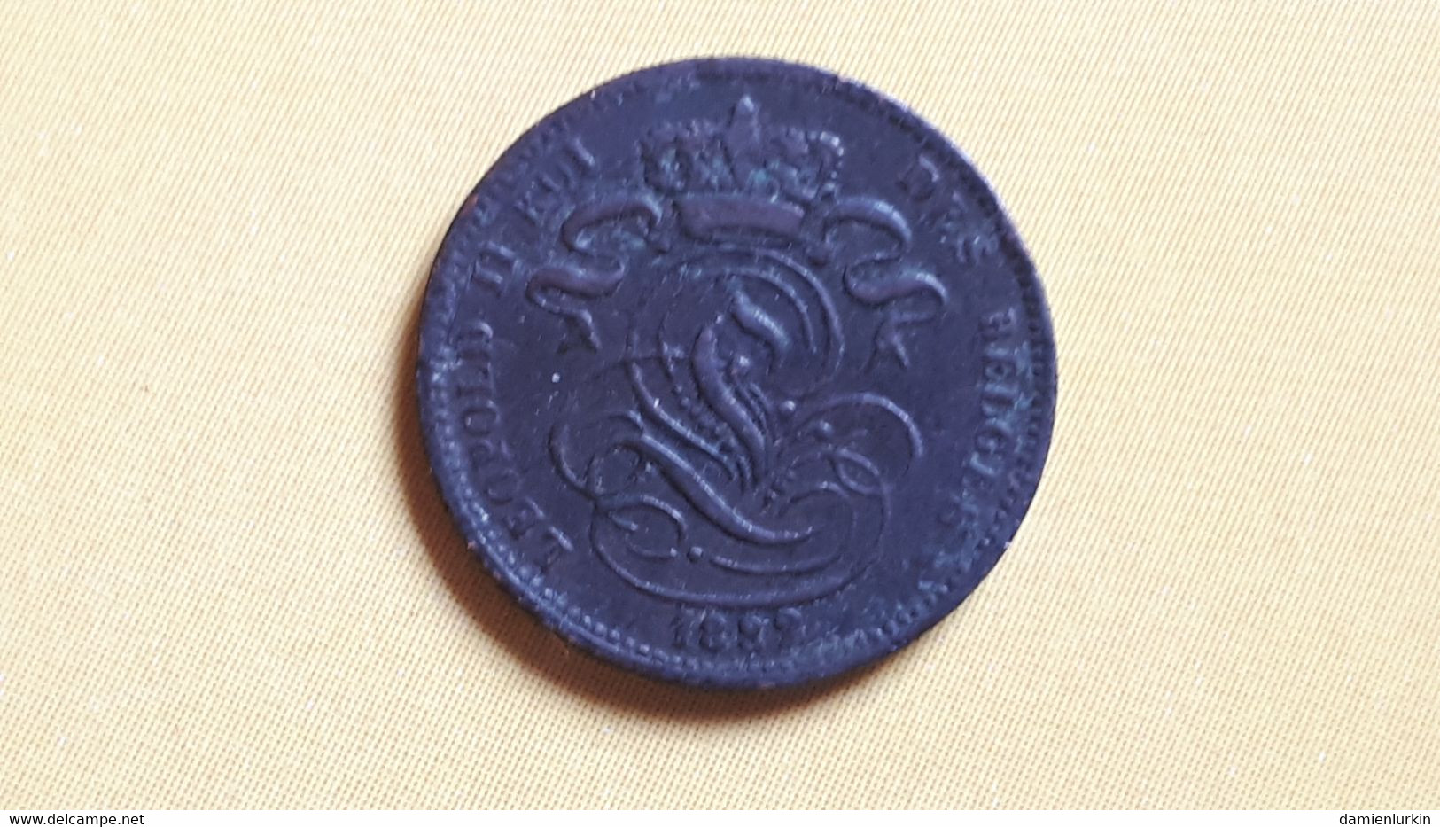 BELGIQUE LEOPOLD II 1 CENTIME 1882 COTES : 2€-5€-10€-25€ - 1 Cent