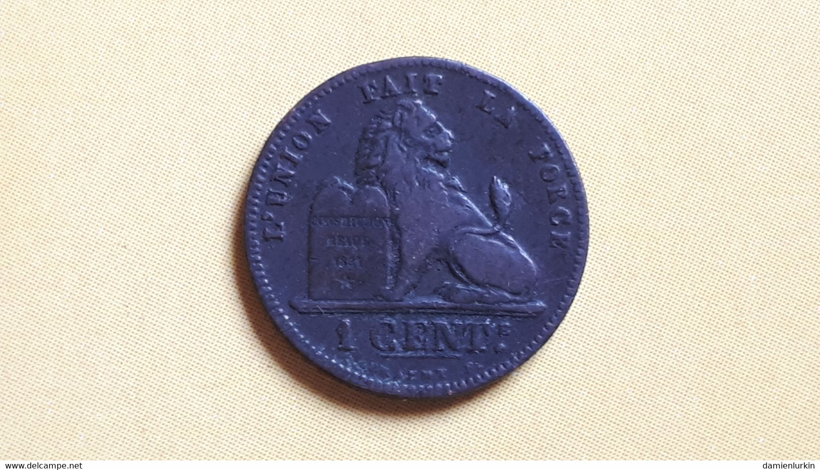 BELGIQUE LEOPOLD II 1 CENTIME 1882 COTES : 2€-5€-10€-25€ - 1 Cent