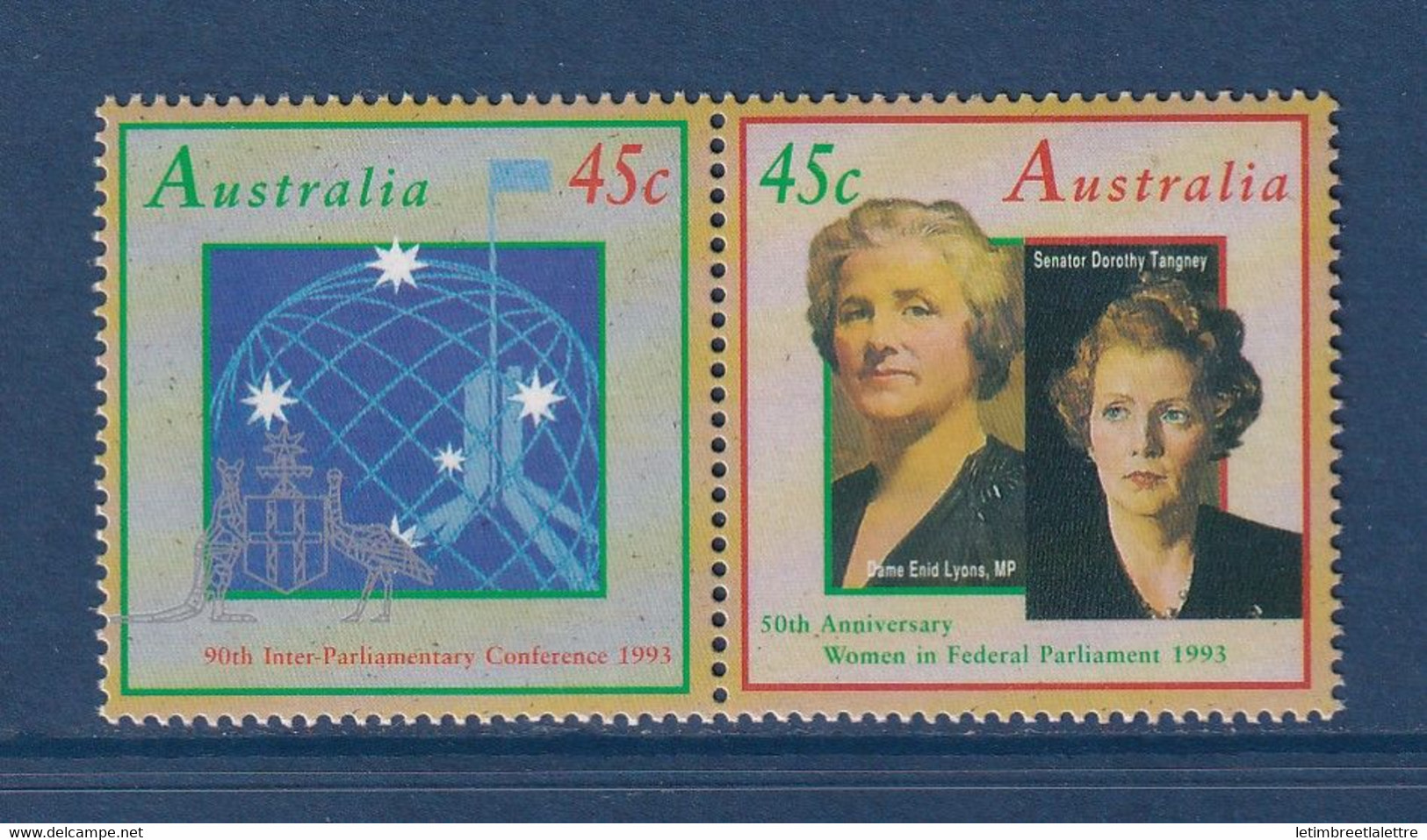 ⭐ Australie - YT N° 1326 Et 1327 ** - Neuf Sans Charnière - 1993 ⭐ - Nuevos