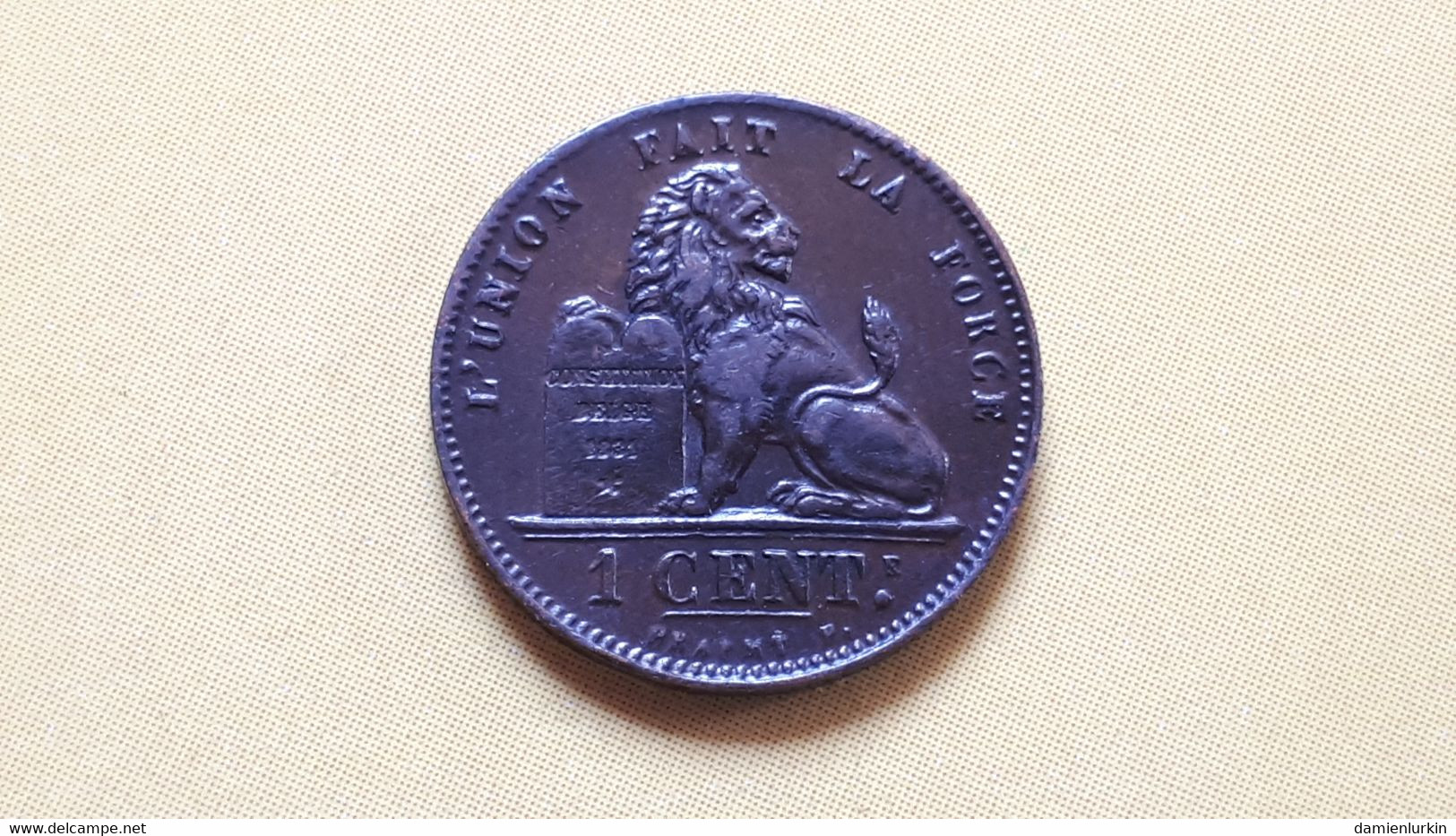 BELGIQUE LEOPOLD II 1 CENTIME 1899 PRESQUE ALMOST FDC BRILLANCE ! COTES : 4€-10€-25€-65€ - 1 Cent