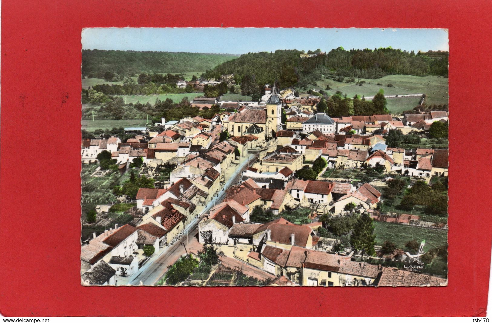 52-----RARE---En Avion Au-dessus De DOULAINCOURT--vue Générale--voir 2 Scans - Doulaincourt