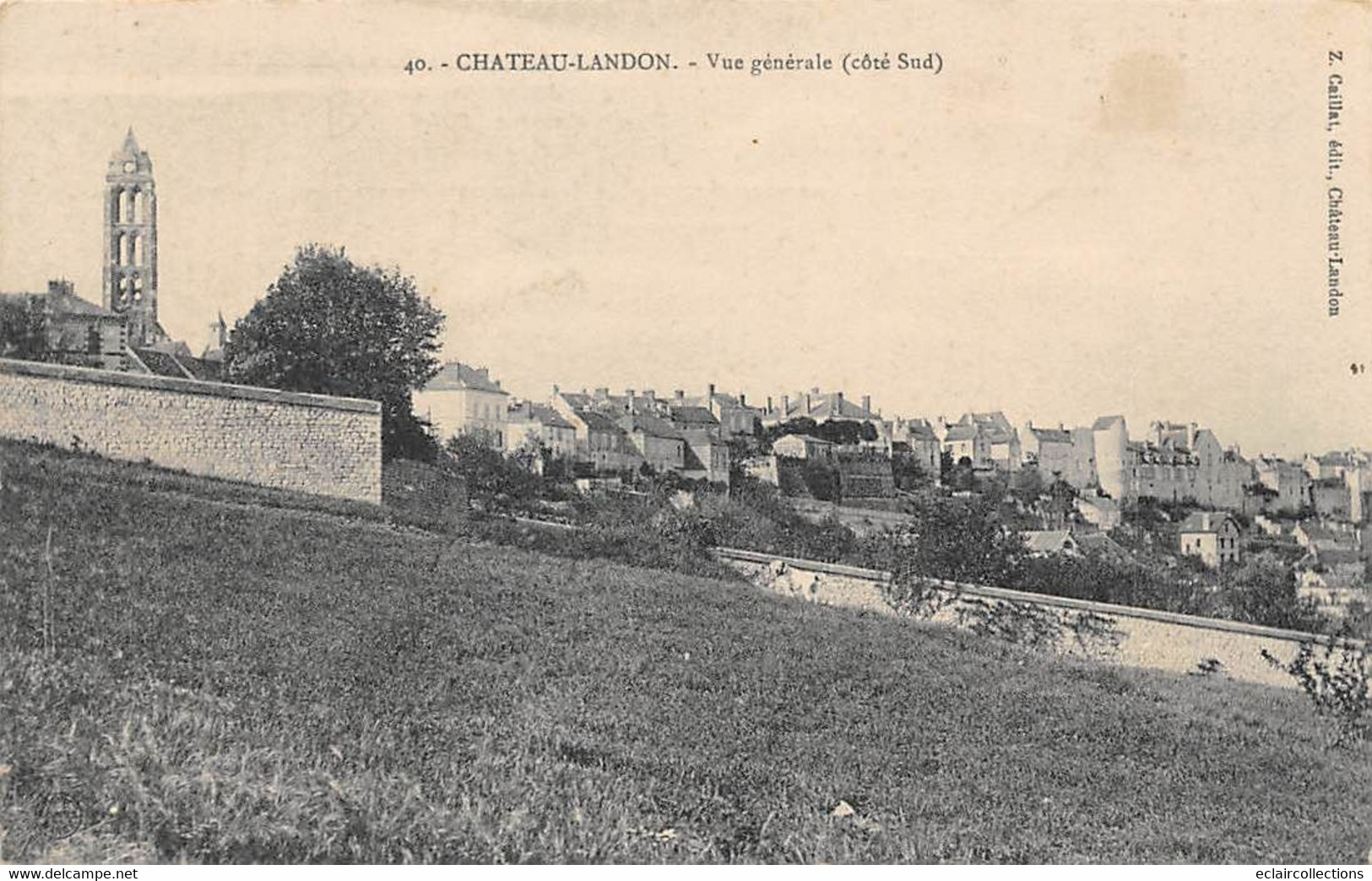 Chateau Landon         77      Vue Générale  Sud          (voir Scan) - Chateau Landon