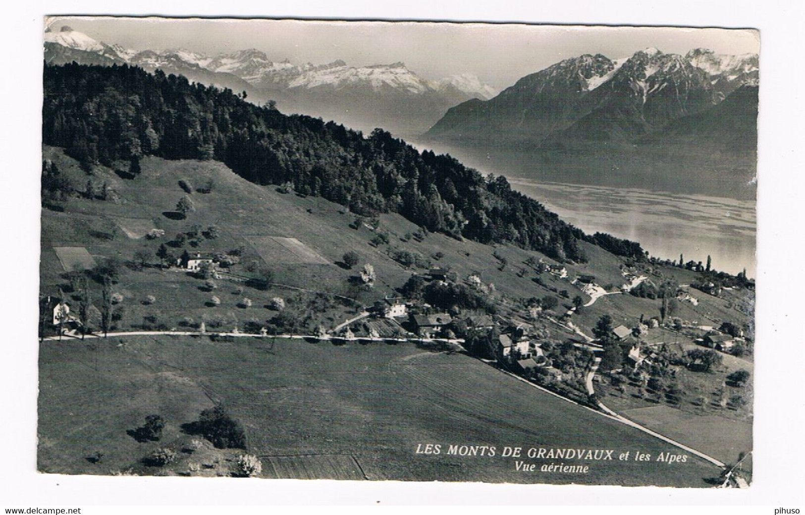 CH-7490  LES MONTS DE GRANDVAUX : Vue Aerienne - Grandvaux