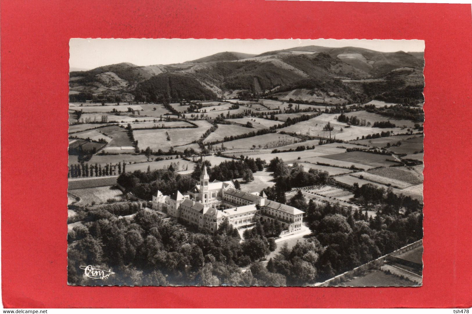 81-----DOURGNE--Abbaye De Sainte-Scholastique--vue Aérienne---voir 2 Scans - Dourgne