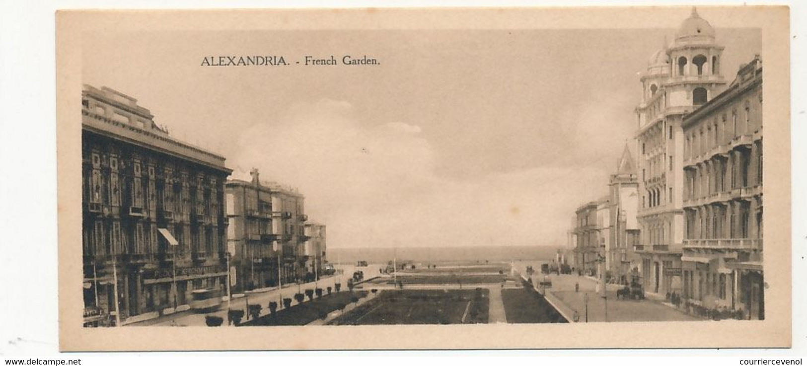 CPA - EGYPTE - ALEXANDRIE - Jardin Français - Alexandria