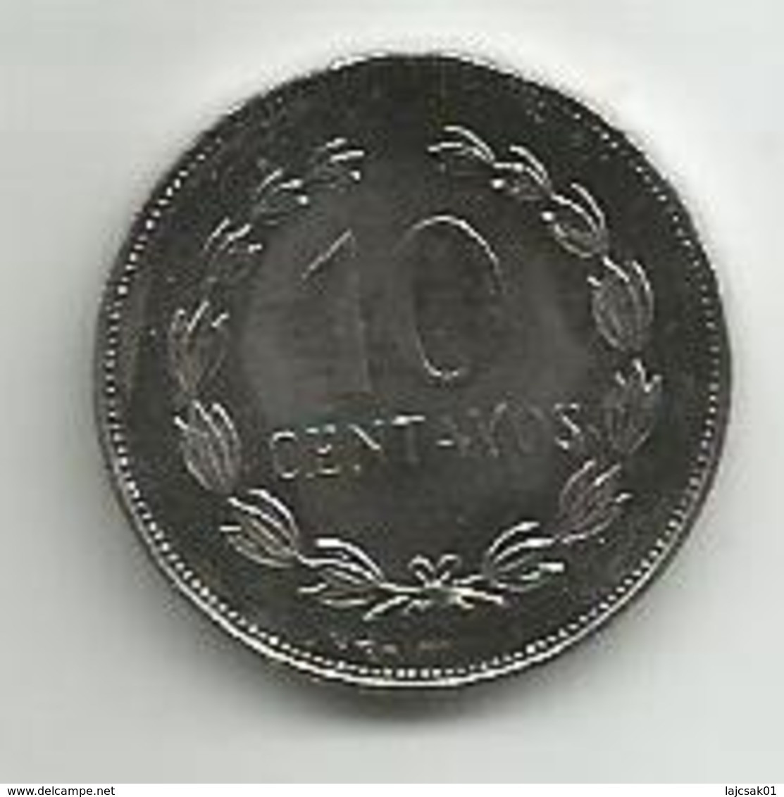 El Salvador 10 Centavos  1995. - Salvador