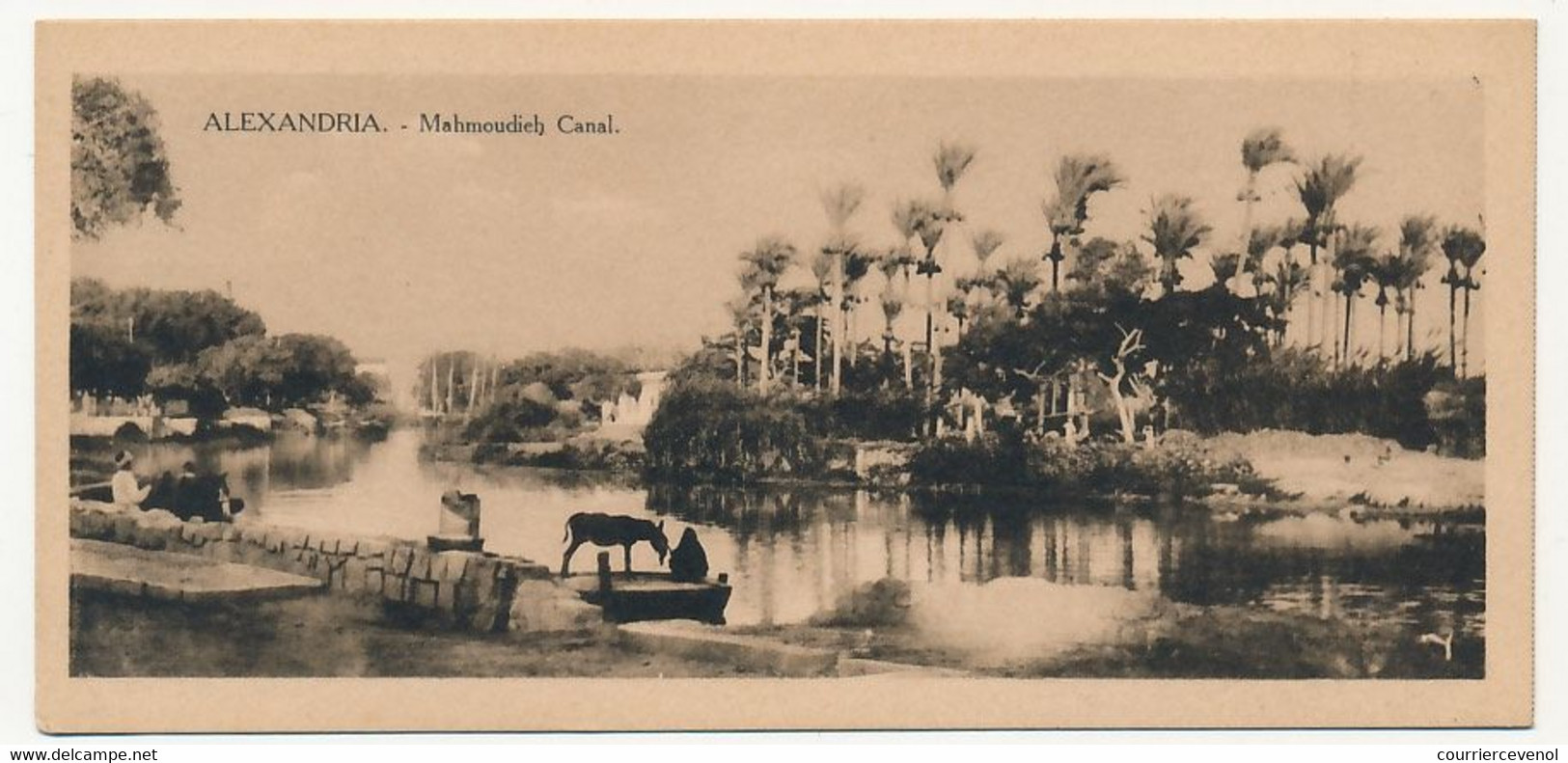 CPA - EGYPTE - ALEXANDRIE - Canal Mahmoudieh - Alejandría