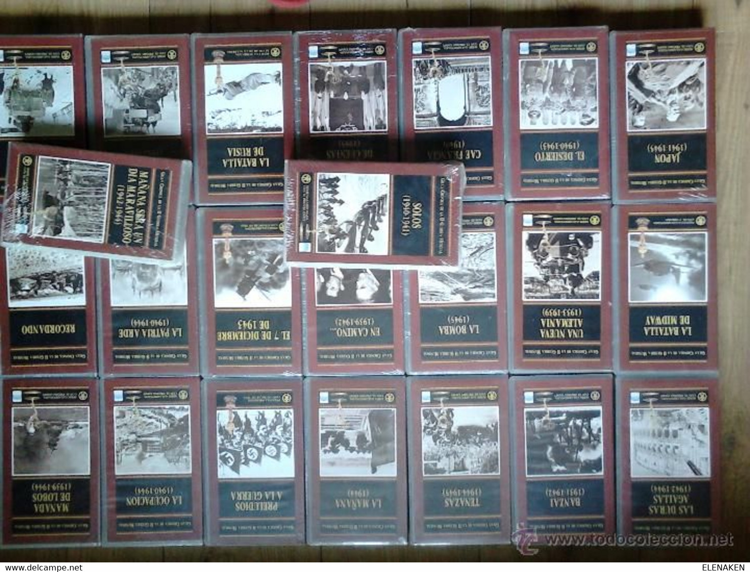 COLECCION 32 VIDEOS VHS GRAN CRONICA DE LA II GUERRA MUNDIAL PRECINTADOS,NUEVOS.COLECCION GALARDONADA CON EL PREMIO EMMY - Histoire