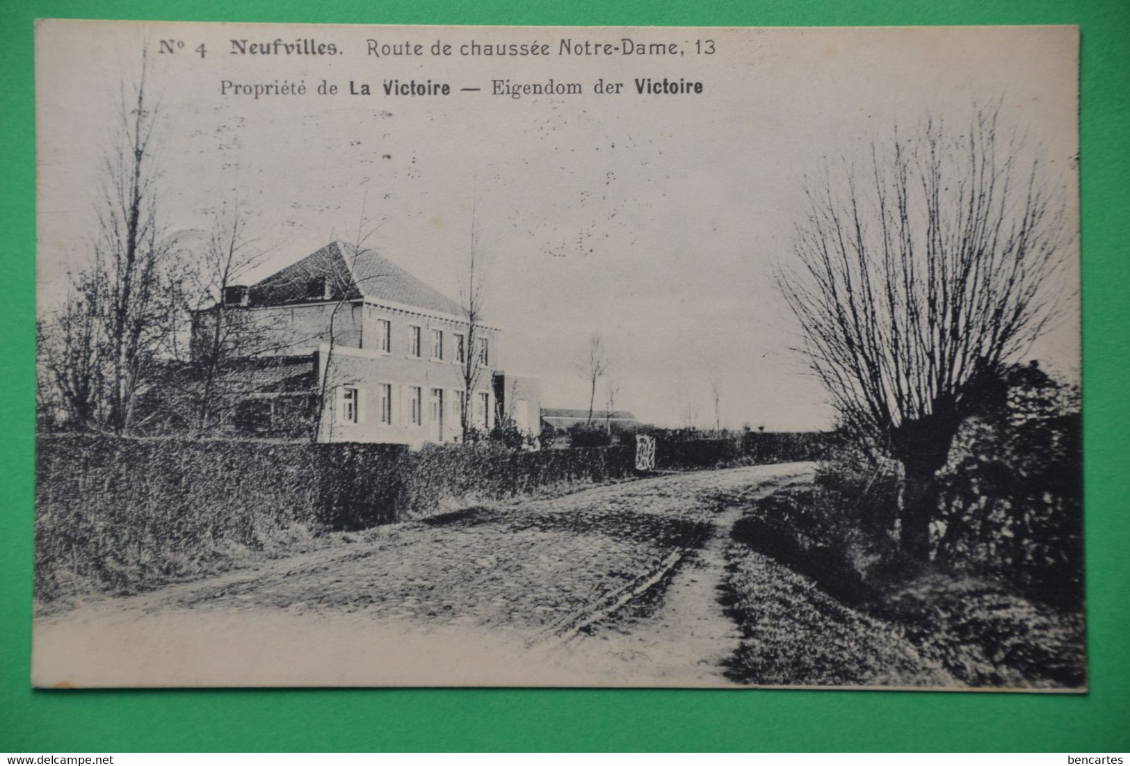 Neufvilles 1911: Route De Chaussée Notre Dame: Propriété De La Victoire - Soignies
