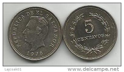 El Salvador 5 Centavos 1975. - El Salvador