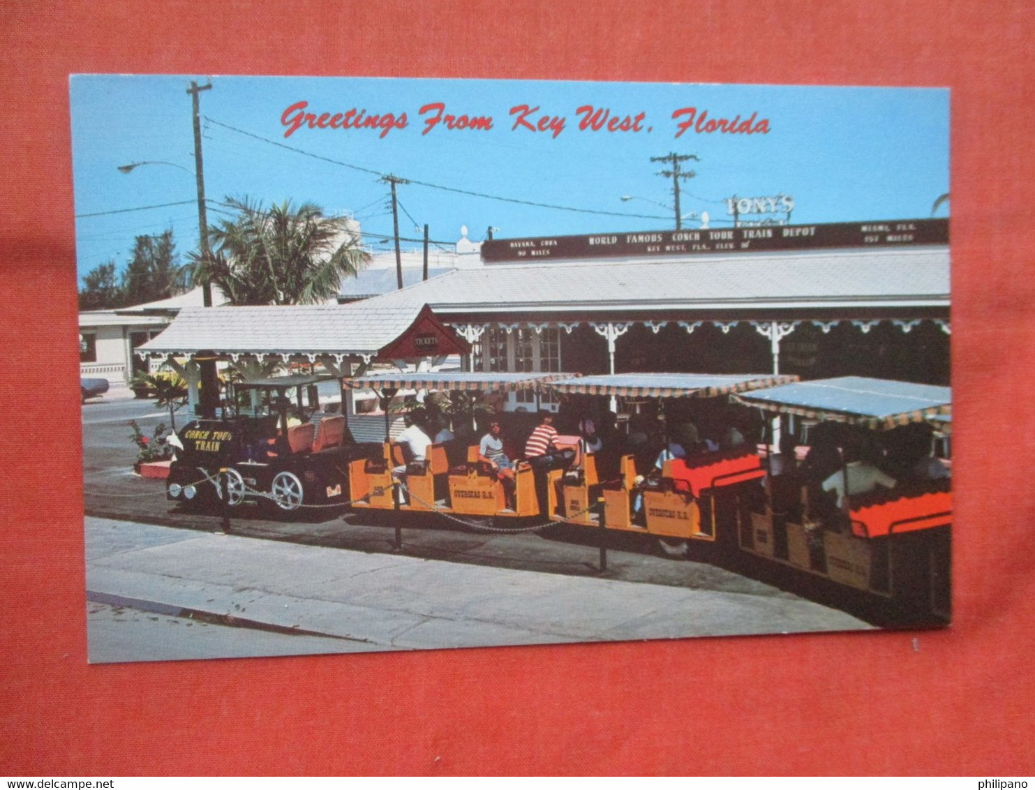 Conch Train Station. Greetings   Key West   - Florida > Key West     ref 5782 - Key West & The Keys