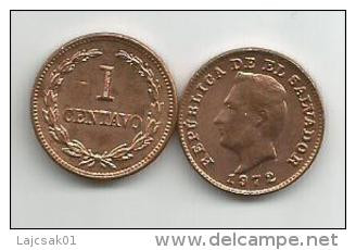 El Salvador 1 Centavo 1972. High Grade - El Salvador