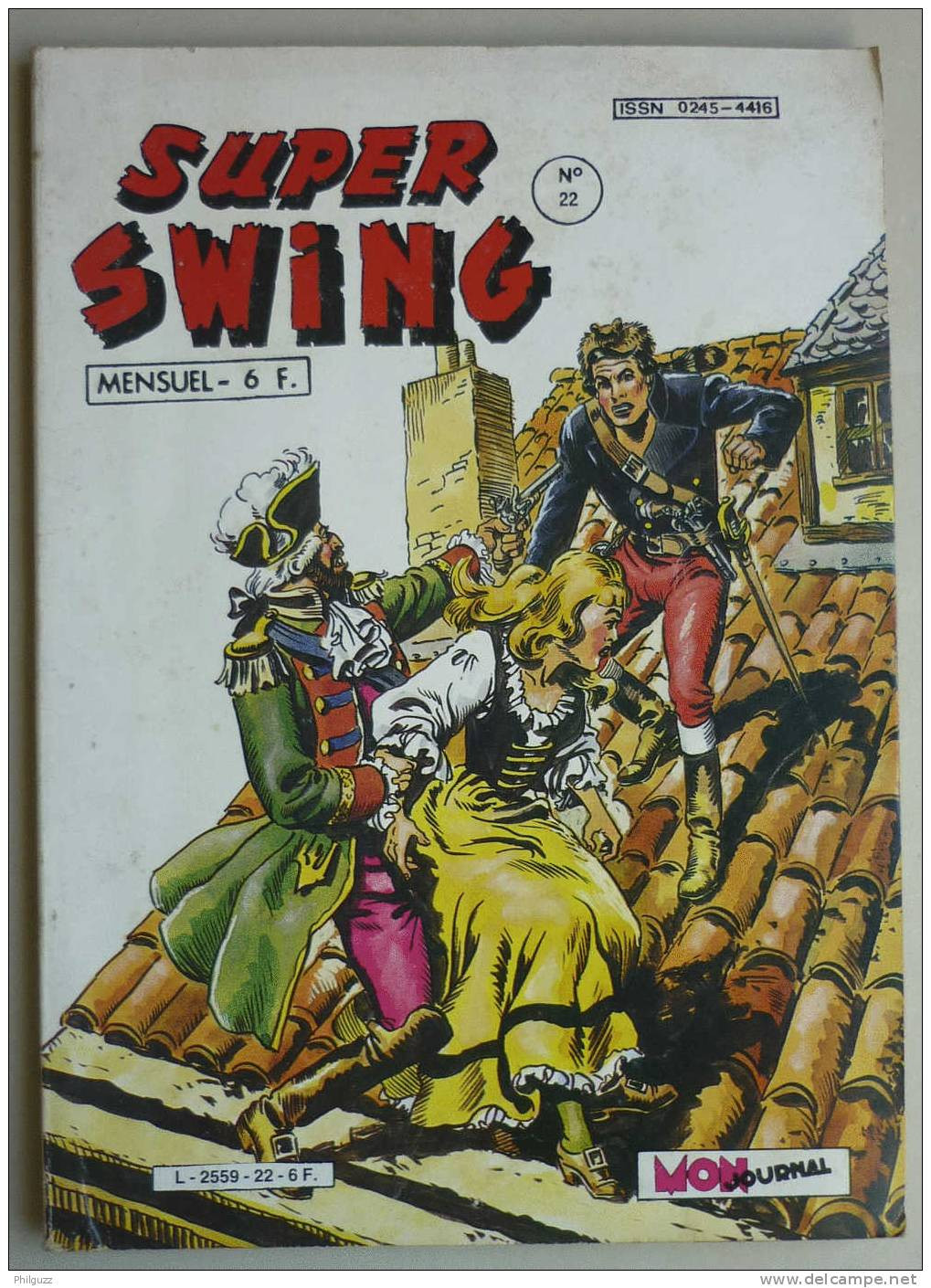 PETIT FORMAT PF SUPER SWING N° 22 MON JOURNAL - Captain Swing