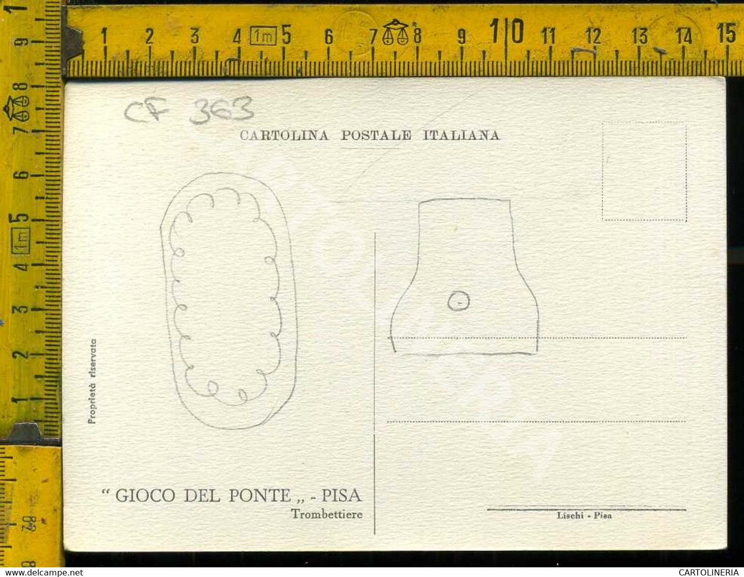 Pisa Città "Gioco Del Ponte" Trombettiere - Pisa