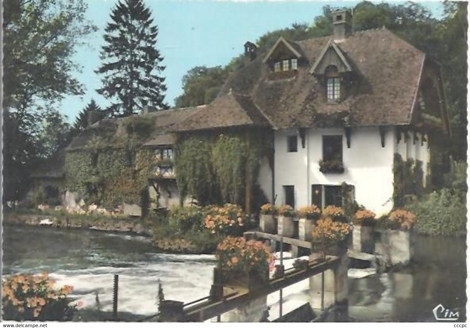 CPSM Fourges Auberge Du Moulin De Fourges Le Déversoir Et Le Barrage - Fourges