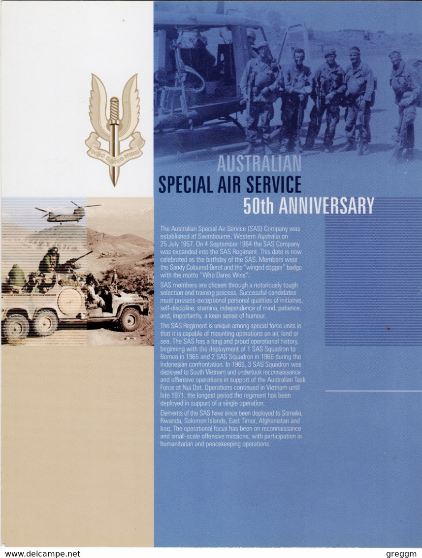 Australia 2007, Presentation Pack Celebrating Special Air Service In Unmounted Mint - Presentation Packs