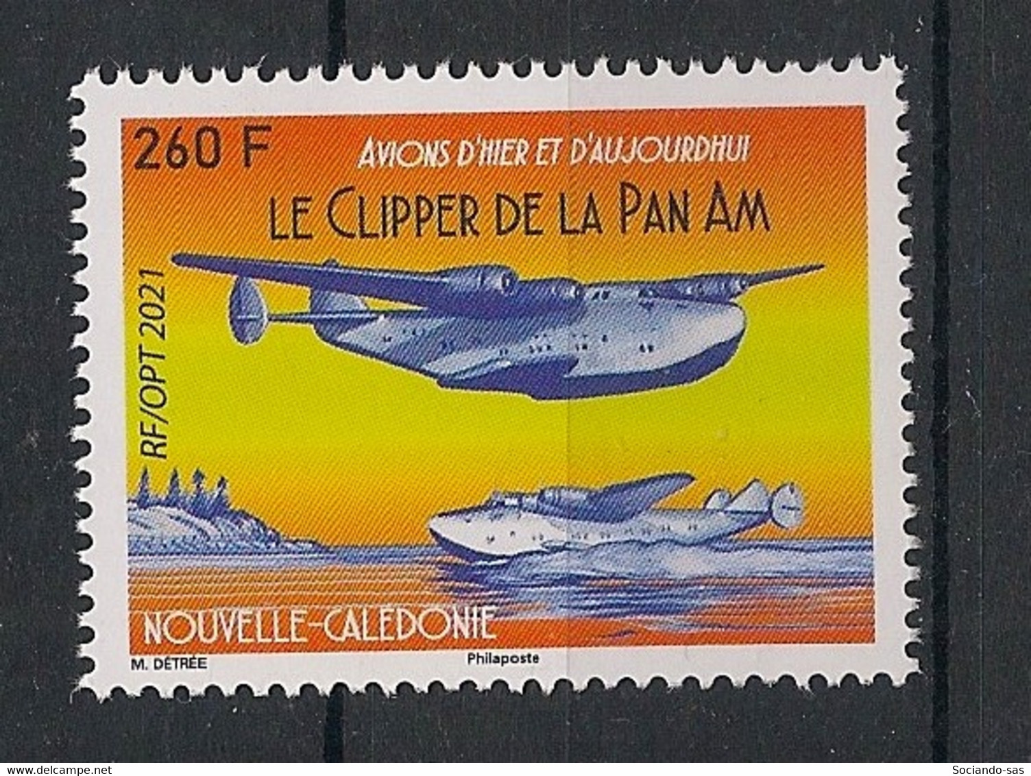 NOUVELLE CALEDONIE - 2021 - N°Yv. 1413 - Clipper PanAm - Neuf Luxe ** / MNH / Postfrisch - Neufs