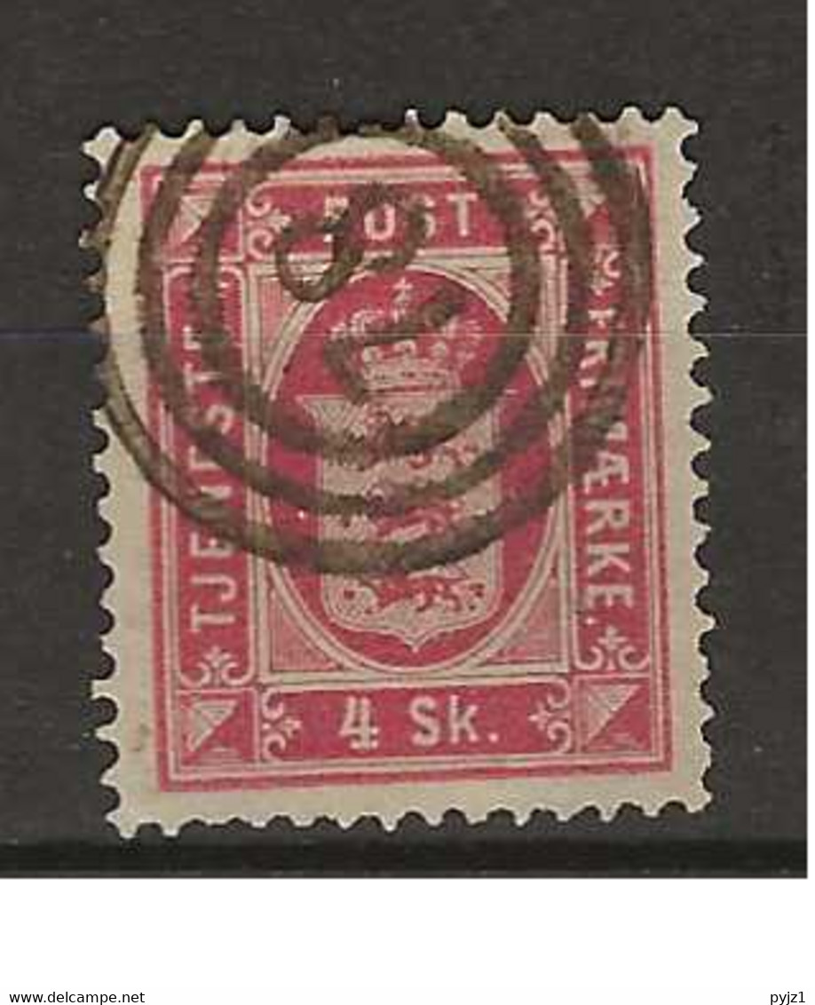 1871 USED Danmark Dienst Mi 2A - Officials