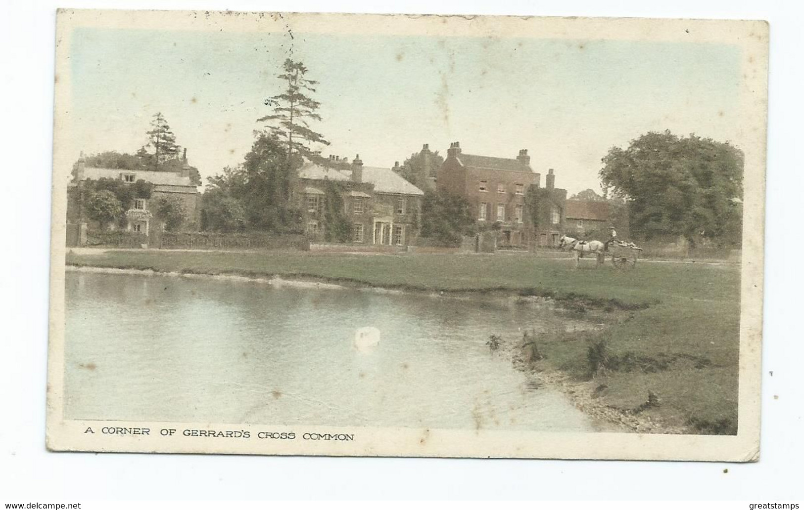 Buckinghamshire Gerrards Cross Common  Postcard Posted To Police Station Pelynt 1928 - Buckinghamshire