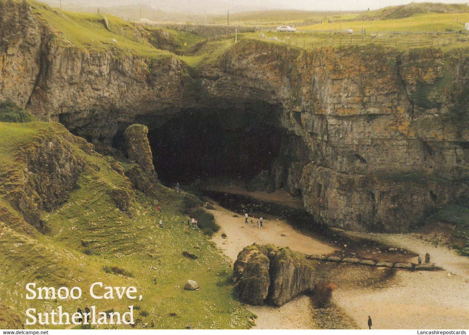 Postcard Smoo Cave Sutherland Scotland My Ref B25745 - Sutherland