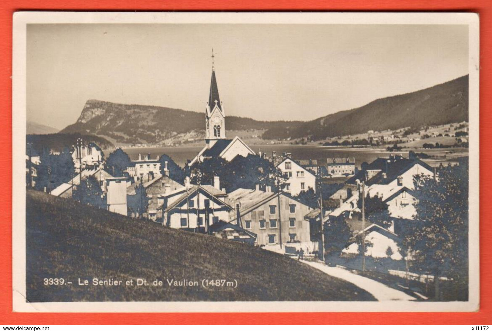 ZRW-03  Le Sentier Et Dent De Vaulion. Val De Joux. Circulé Sous Enveloppe En 1931 Soc. Graphique  3339 - Vaulion