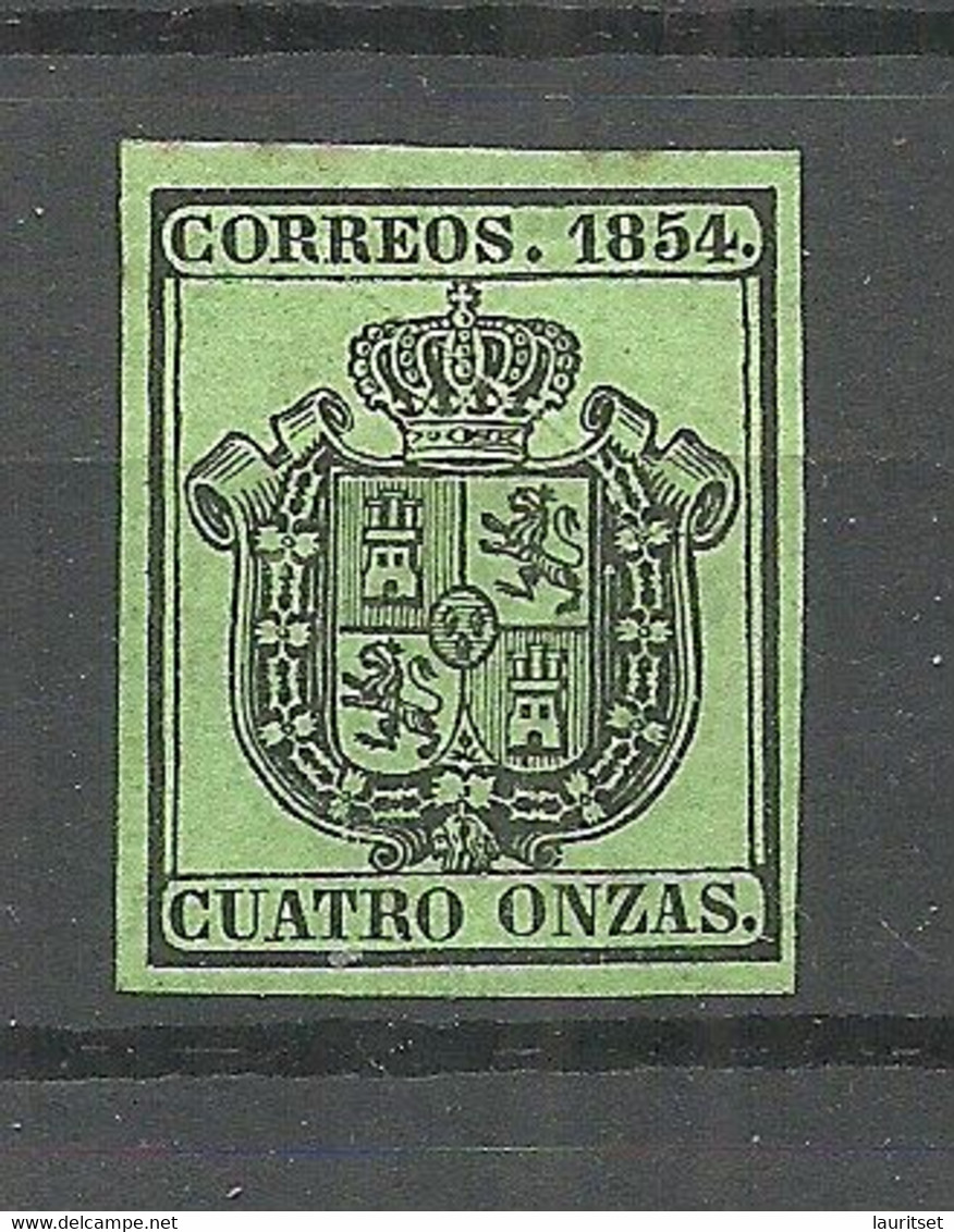 SPAIN Espana 1854 Michel 3 * Dienstmarke - Officials