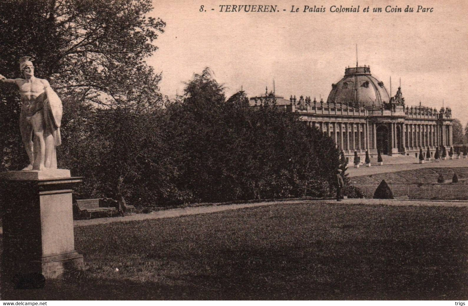 Tervueren - Le Palais Colonial Et Un Coin Du Parc - Tervuren