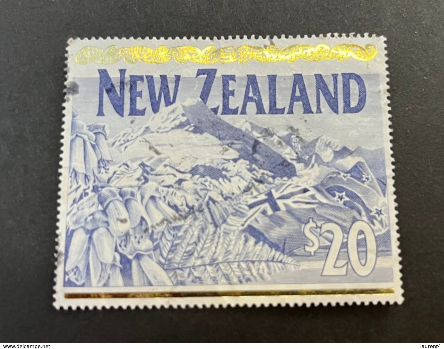 (stamp 8-10-2022) Used NEW ZEALAND - Nouvelle Zélande - $ 20.00 Stamp (high Values) - Oblitérés
